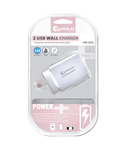 Wall Charger 2 USB 2.4A 2255