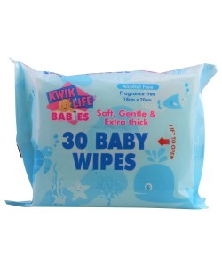 Baby Wipes 30pk BLUE