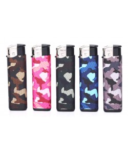 Boom Electric Lighter CAMO 50PK