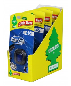 Little Trees Vent Liquid NEW CAR Scent - 4pk