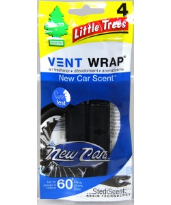 Little Trees Vent WRAP New Car 4pk