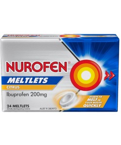 Nurofen Meltlets 24pk Citrus