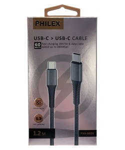 USB-C - USB-C Cable 60W Philex