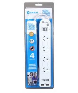 Power Board 2 USB 4 Sockets