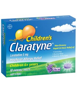 Claratyne 10 Chew Tab Children