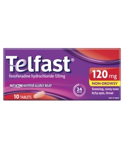 Telfast 120mg RED 10 Tablets