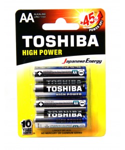 Toshiba Alkaline AA4PK