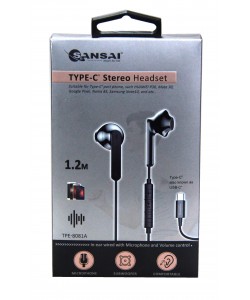 Earphones Stereo + Mic Type-C 