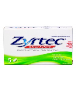 Zyrtec 5 Mini Tablets