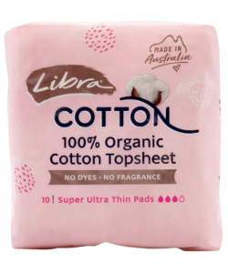 Libra Pads COTTON U/Thin 10PK