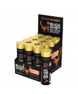 BUCK SHOT High-powered concentrate PEACH MANGO 60ml 12pk