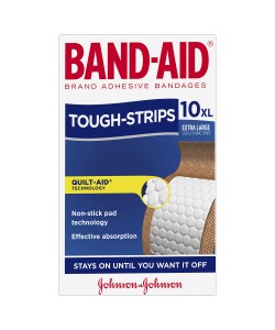 Band-Aid TOUGH-STRIPS XL 10pk