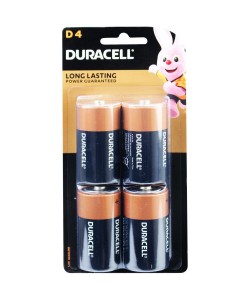 Duracell D 4pk