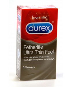 Durex 10pk Fetherlite Ultra Thin