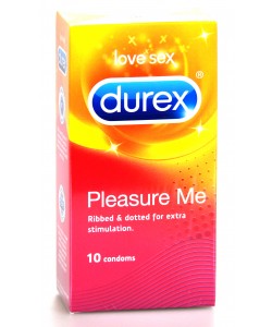 Durex 10pk Pleasure Me