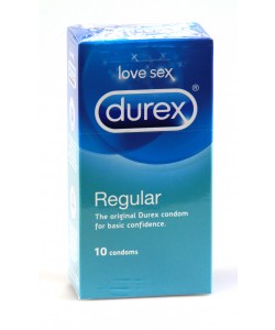 Durex 10pk Regular