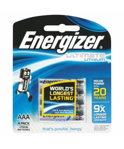 Energizer Ultim Lithium AAA 4pk