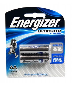 Energizer Ultim Lithium AA 2pk