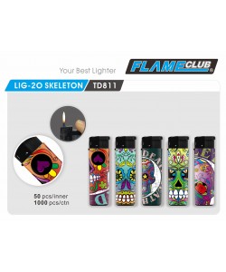Lighter- Flame Club Electronic 50PK