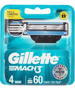 Gillette Mach 3 cartridges pk4
