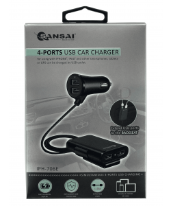 4-Ports USB Car Charger