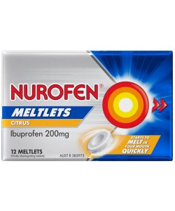 Nurofen Meltlets 12pk Citrus