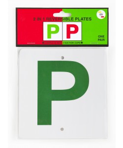 P Plate 2 IN 1 QLD,SA,NT,TAS