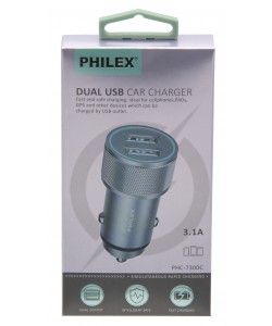 Dual USB Car PHILEX 3.1A