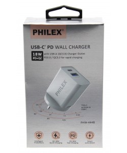 Wall Charger USB-C PD+QC 18W