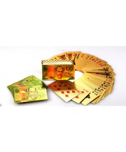Playing Cards Gold Plated