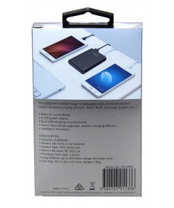 Power Bank 6000mAh 2 USB 2.1A