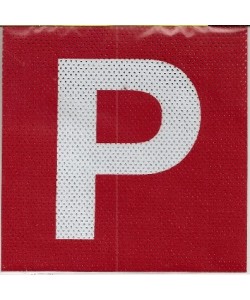 P Plate see Through red