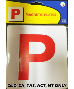 P Plate Magnetic Red/White
