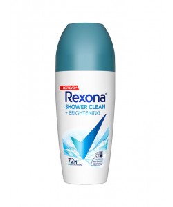 Rexona Roll On W Shower Clean + BRIGHTENING 45ml