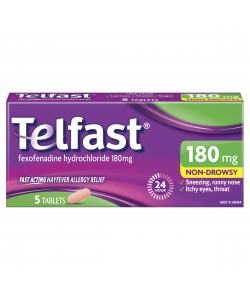 Telfast 180mg 5 Tablets