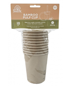 EcoSouLife Bamboo Cups 10PK