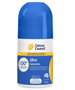 Sunscreen Ultra 50+75ml RollOn