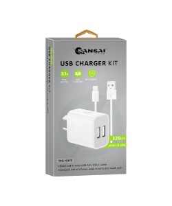 TYPE-C 2USB W/C 2.1A