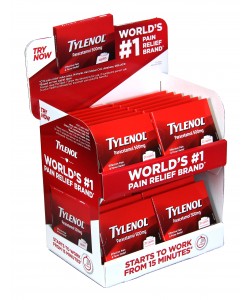 Tylenol Stand 20 Caplets 24pks