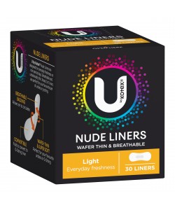 U By Kotex Liners NUDE 30PK