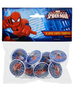 Ultimate Spiderman Spin tops